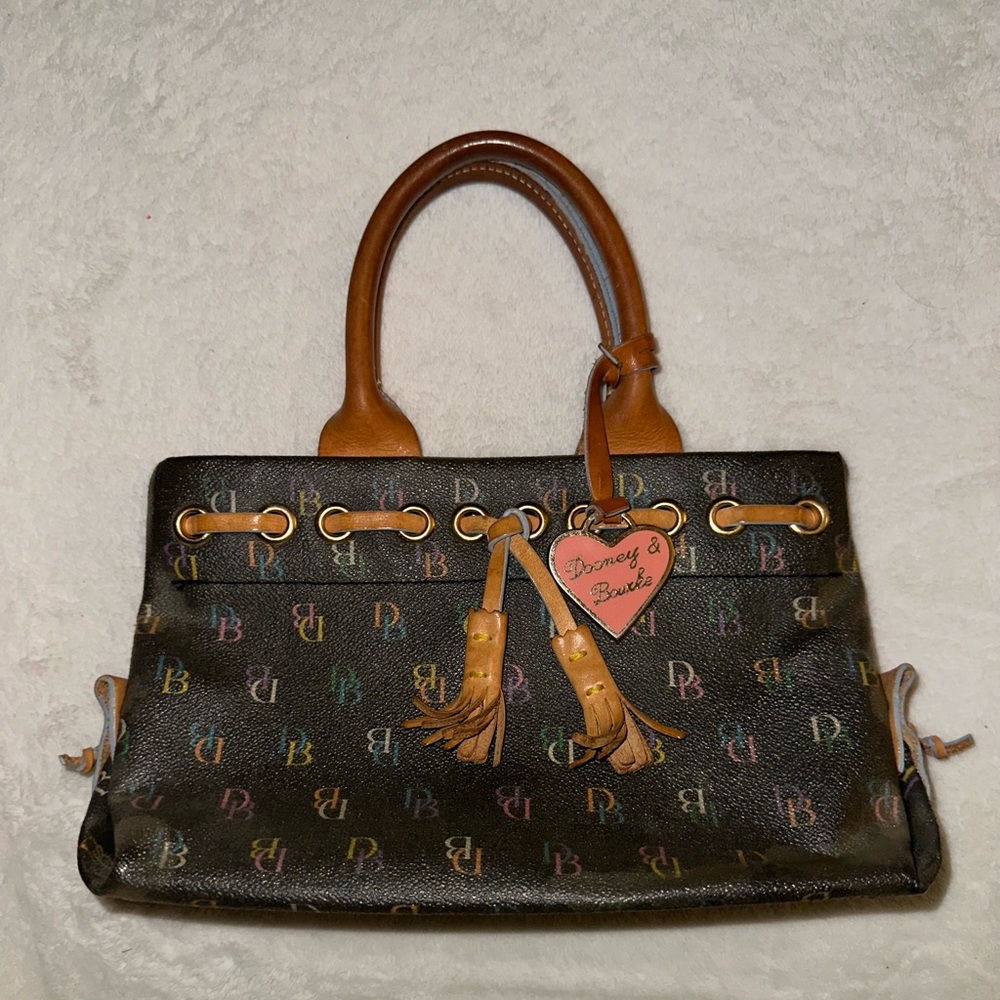 Dooney & Bourke Multicolor Signature mini bag purse small